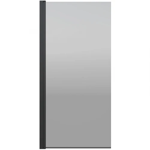 Шторка на ванну Berges River S Black 90х145 065017 профиль Черный матовый стекло тонированное