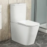 Унитаз компакт Azario Esconda Торнадо AZ-1255A цвет Белый с бачком и сиденьем Микролифт