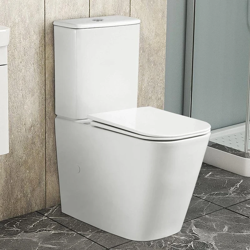 Унитаз компакт Azario Esconda Торнадо AZ-1255A цвет Белый с бачком и сиденьем Микролифт