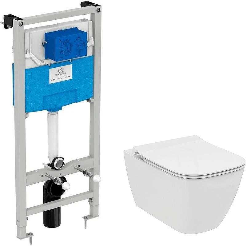 Унитаз с инсталляцией Ideal Standard I.Life B I500301 с сиденьем Микролифт