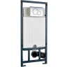 Унитаз с инсталляцией Ceramicanova Vogue CN4008T + WeltWasser WW Marberg 507 10000005949+10000005952 с сиденьем Микролифт с клавишей смыва Хром глянцевый