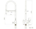 Смеситель для кухни Knotlor Infinity SS-16/RB цвет Бронза