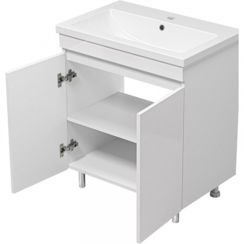 Тумба с раковиной Misty Енисей 70 УТ000015475 Белая