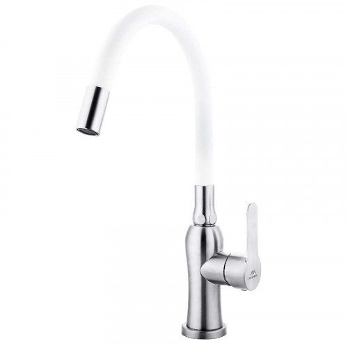 Смеситель для кухни Fashun A54801-8 цвет Сатин Белый