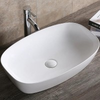 Раковина-чаша Ceruttispa 60 CR0063 9855 Белая фаянс накладная