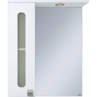 Зеркало со шкафом Misty Урал 60 L Э-Ура-04060-021Л с подсветкой Белое