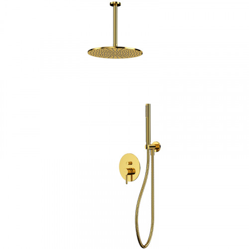 Душевая система Whitecross Y gold YSET12GL Золото латунь встраиваемый
