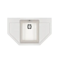 Кухонная мойка Ulgran Classic U-609-341 цвет Ультра-белый