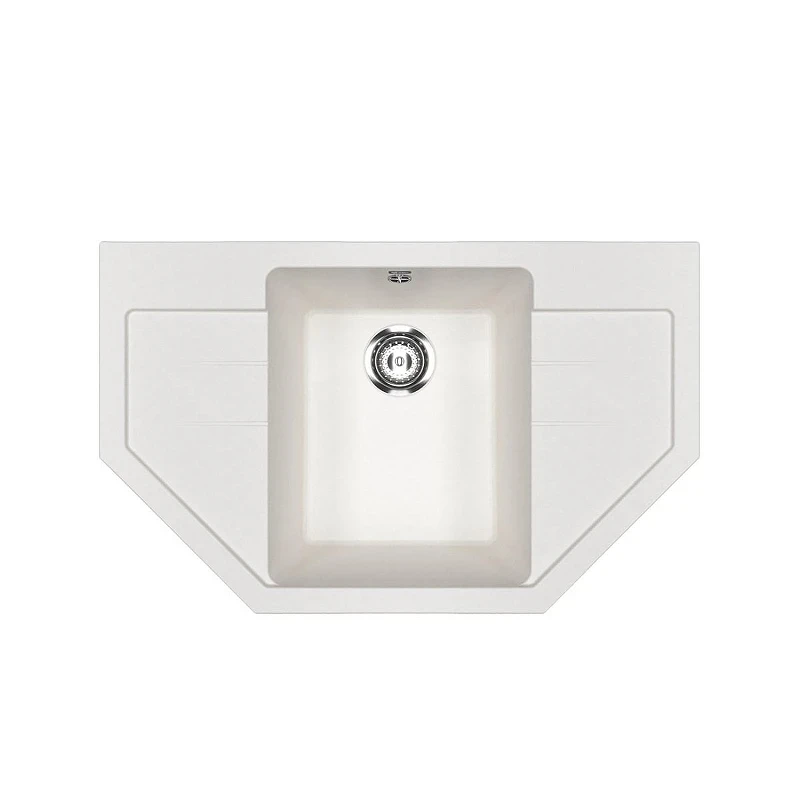 Кухонная мойка Ulgran Classic U-609-341 цвет Ультра-белый