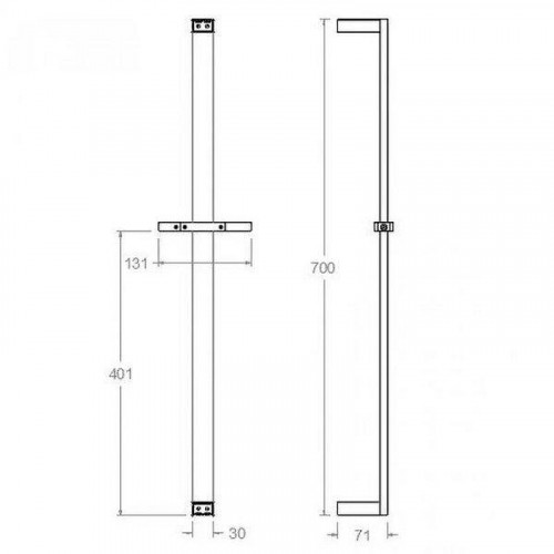 Душевая штанга Ramonsoler Accesorios 477302S Хром