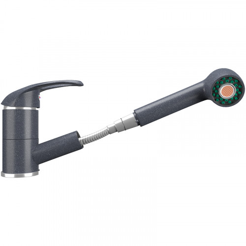 Смеситель для кухни Ulgran Classic U-002-343 Антрацит латунь