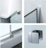 Душевой уголок Koller Pool Neon 90X90 N90PС профиль Хром стекло прозрачное