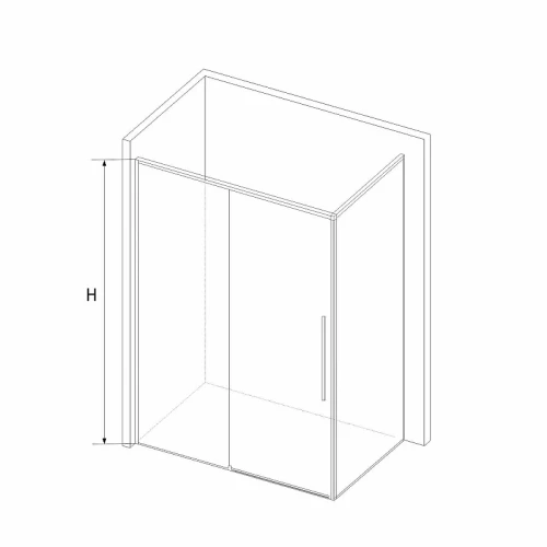 Душевой уголок RGW Stilvoll 100x90 323242109-014 профиль цвет Черный стекло прозрачное