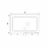 Душевой уголок RGW Stilvoll 100x90 323242109-014 профиль цвет Черный стекло прозрачное
