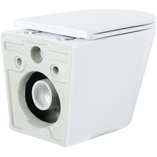 Унитаз Azario Teramo AZ-0053 подвесной Белый с сиденьем Микролифт