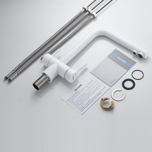 Смеситель для кухни Shevanik S468C цвет Белый