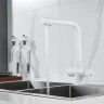 Смеситель для кухни Shevanik S468C цвет Белый