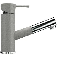 Смеситель для кухни Ulgran Classic U-009-310 Серый латунь