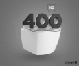 Унитаз Creavit Elegant EG321-11CB00E-0000 подвесной Белый без сиденья фарфор подвесной