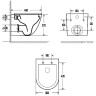 Комплект унитаза AQUAme AQM2002 с инсталляцией Grohe Rapid SL 38811KF0 с сиденьем Микролифт и Черной матовой клавишей смыва фаянс подвесной