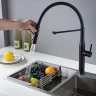 Смеситель для кухни Shevanik S123H-3 цвет Черный