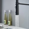 Смеситель для кухни Shevanik S123H-3 цвет Черный