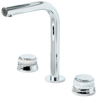 Смеситель для раковины Boheme Aura 152-CR-A Хром латунь