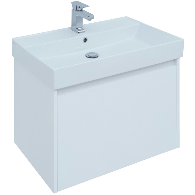 Комплект мебели для ванной Aquanet Nova Lite 75 242296 подвесной Белый МДФ / ЛДСП