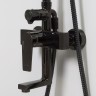 Душевая система WasserKRAFT Glan A16701 Черная глянцевая латунь на стену