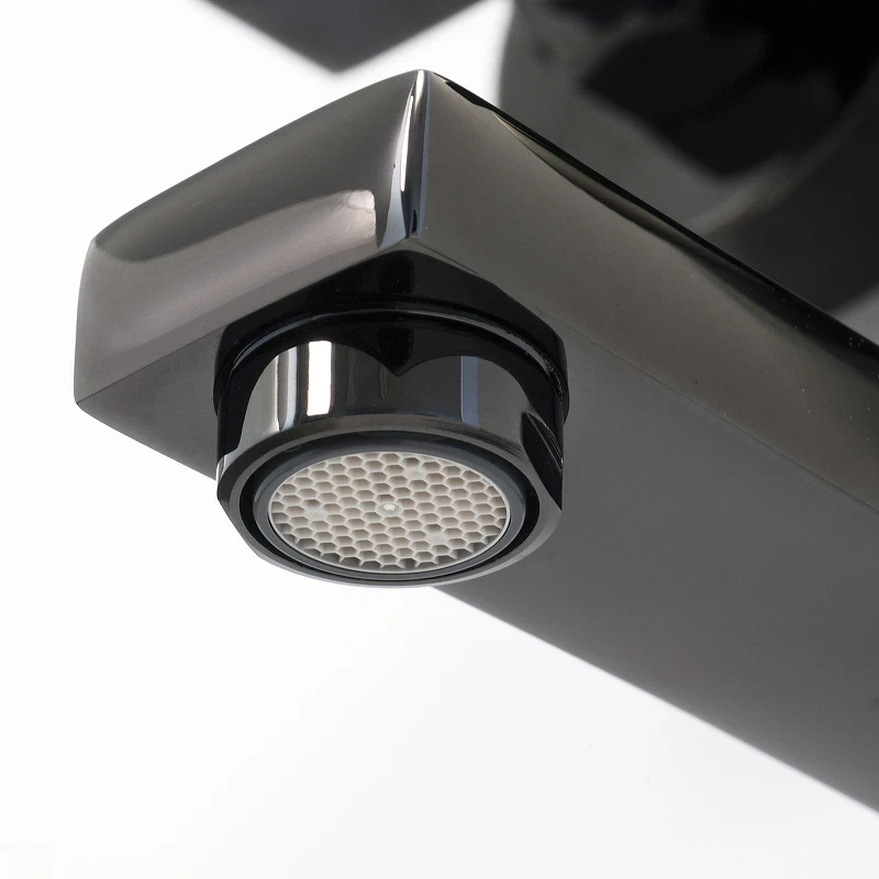 Душевая система WasserKRAFT Glan A16701 Черная глянцевая латунь на стену