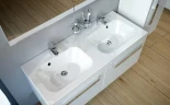 Тумба под раковину Ravak SD Chrome 120 X000000536 подвесная Белая глянцевая МДФ / ЛДСП