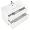 Тумба под раковину BelBagno Etna-H60 90 ETNA-H60-900-2C-SO-BL-P подвесная Bianco Lucido МДФ / ЛДСП