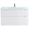 Тумба под раковину BelBagno Etna-H60 90 ETNA-H60-900-2C-SO-BL-P подвесная Bianco Lucido МДФ / ЛДСП