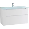 Тумба под раковину BelBagno Etna-H60 90 ETNA-H60-900-2C-SO-BL-P подвесная Bianco Lucido МДФ / ЛДСП