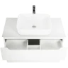 Тумба под раковину BelBagno Etna-H60 90 ETNA-H60-900-2C-SO-BL-P подвесная Bianco Lucido МДФ / ЛДСП