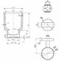 Стакан для зубных щеток Villeroy&amp;Boch Elements-Tender TVA15101800061 Хром
