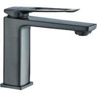 Смеситель для раковины Haiba HB10817-3 Пепельный латунь