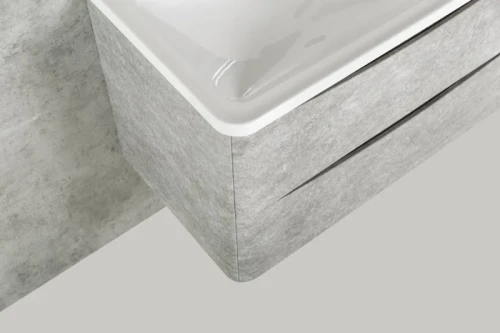 Тумба под раковину BelBagno ACQUA-900-2C-SO-CVG подвесная Cemento Verona Grigio МДФ / ЛДСП