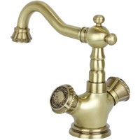Смеситель для раковины Bronze de Luxe Royal 10218/1 Бронза латунь двухвентильный