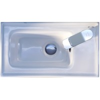 Раковина AM.PM X-Joy 45 R M85AWCC0452WG64 Белая фарфор полувстраиваемая