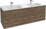 Раковина Jacob Delafon Sherwood 142 EXBT112-00 двойная цвет Белый