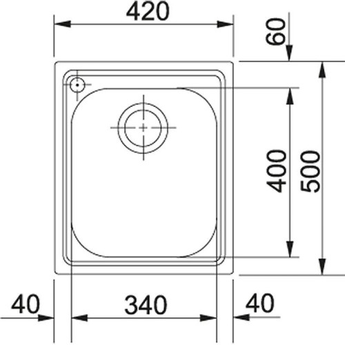 Кухонная мойка Franke Armonia AMX 610 101.0021.601 Полированная сталь
