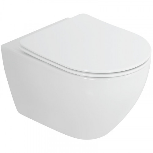 Унитаз Cezares Stylus-Tor CZR-6601-TH-TOR/CZR-2316-SC подвесной с сиденьем Микролифт фаянс подвесной