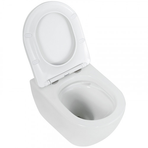 Унитаз Cezares Stylus-Tor CZR-6601-TH-TOR/CZR-2316-SC подвесной с сиденьем Микролифт фаянс подвесной