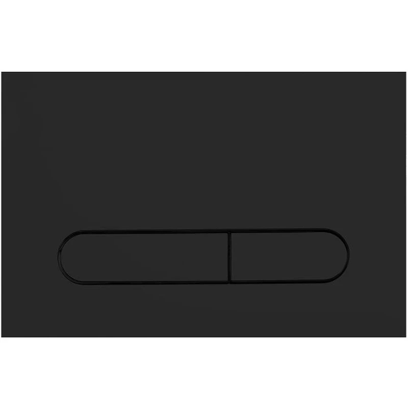 Комплект унитаза с инсталляцией BelBagno Sela BB3201CHR-MB/BB3201SC-MB/BB002-80/BB007-PR-NERO.M с сиденьем Микролифт и Черной матовой клавишей смыва фаянс подвесной