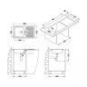 Кухонная мойка Alveus Basic 150 NAT-90 780x435 1136532 Натуральная сталь нержавеющая сталь встраиваемый