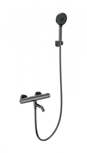 Смеситель для ванны Wonzon &amp; Woghand WW-B3029-A1-BGG с термостатом цвет Темный графит