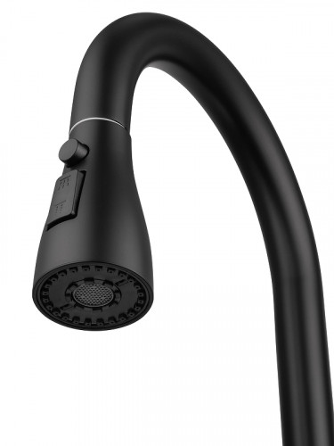 Смеситель для кухни Wonzon &amp; Woghand WW-121E201B-MB цвет Черный матовый