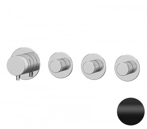 Смеситель для душа Remer X Style N98D3PNO цвет Черный матовый