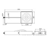 Верхний душ Fima Carlo Frattini Showerhead F2991BCR цвет Хром Белый матовый